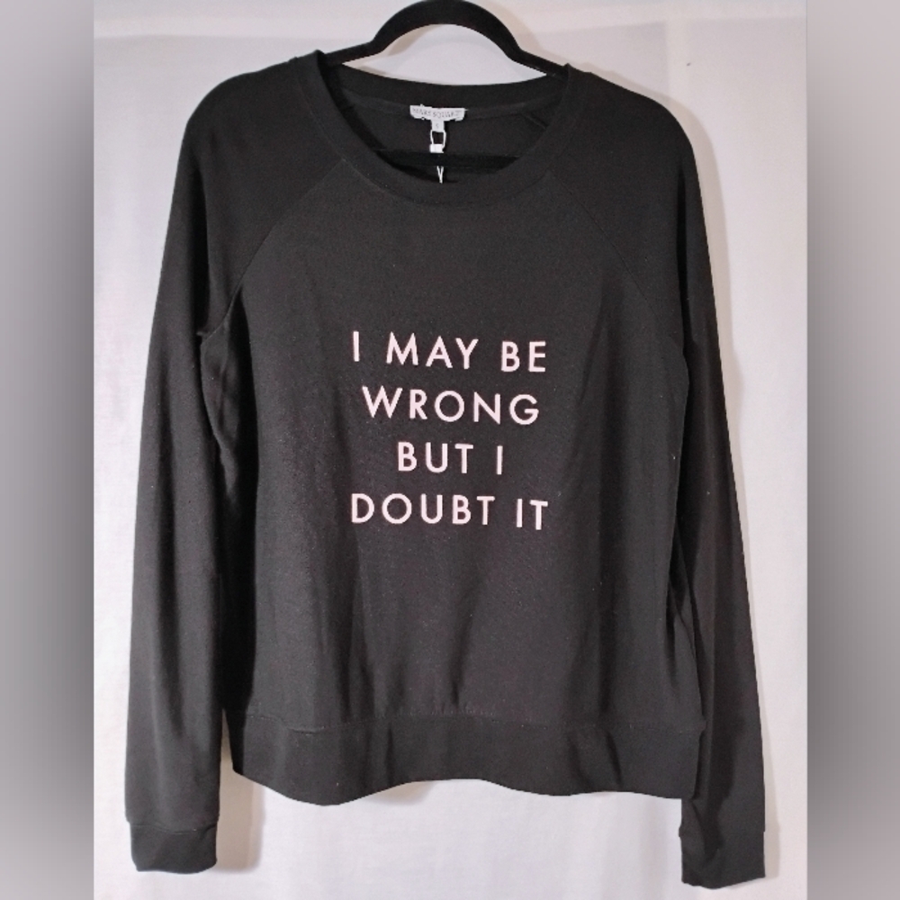 NWT Mary Square Doubt It Graphic Sweatshirt